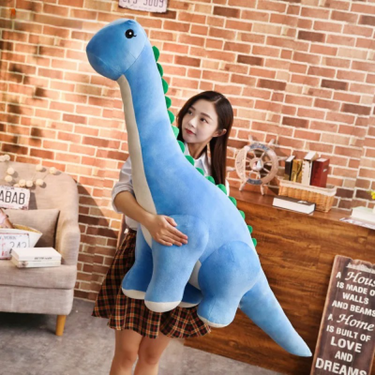 Almohada de peluche de dinosaurio gigante | Alivio del estrés y comodidad - Juguete lindo de Tanistropheus para niños y adultos